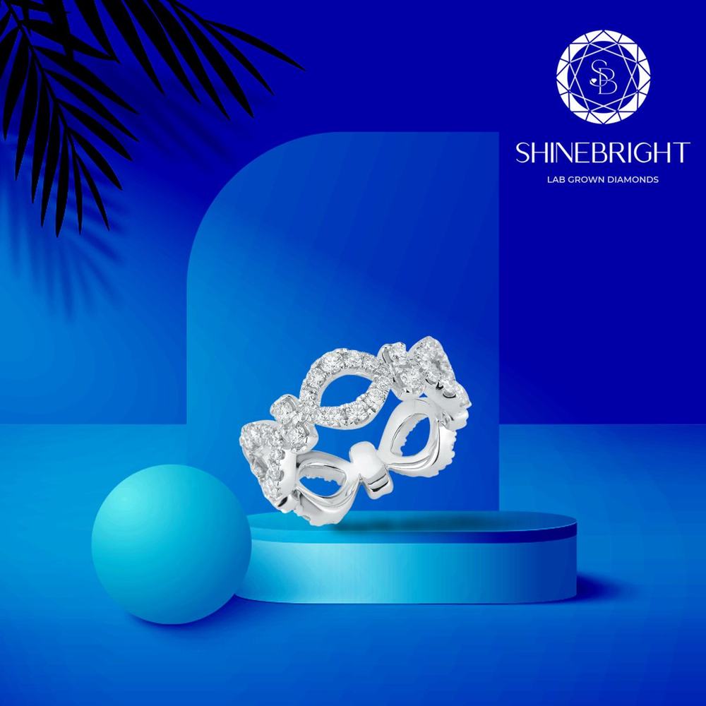 Open-link eternity band